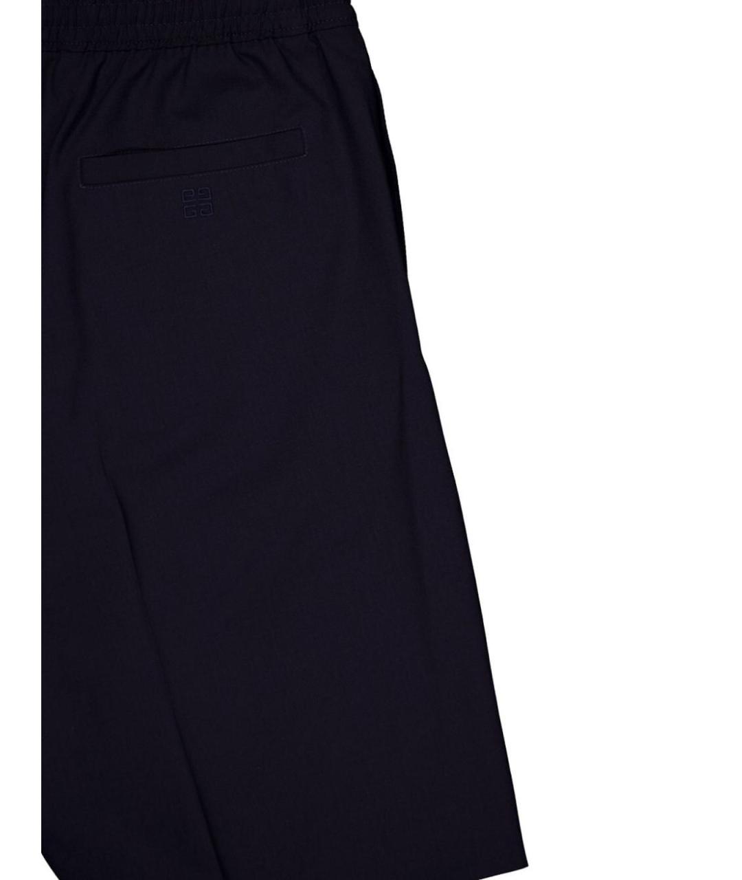 GIVENCHY Синие шерстяные шорты, фото 3