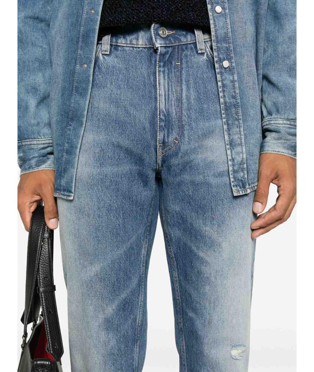 GIVENCHY Синие хлопковые джинсы скинни, фото 4