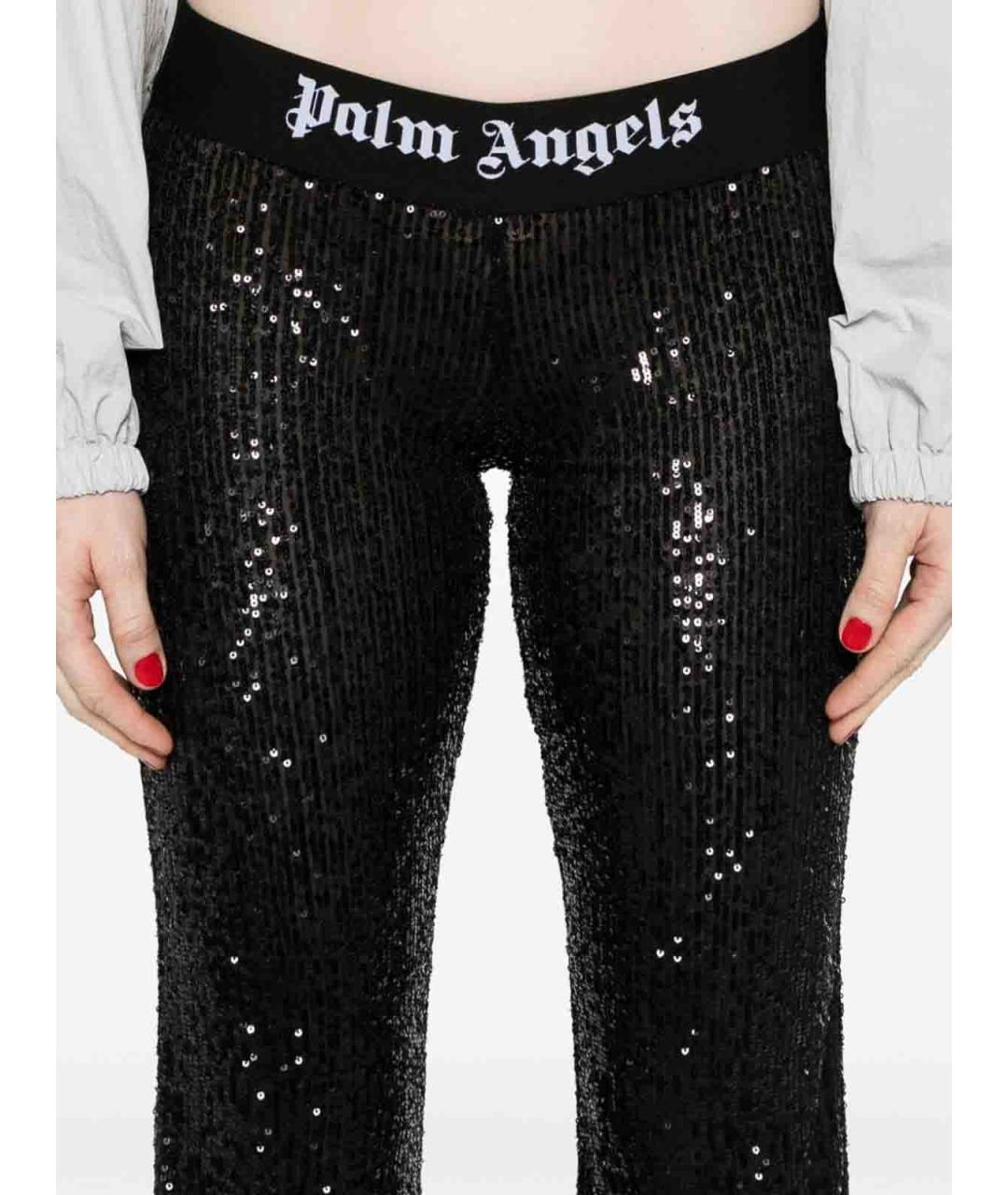 PALM ANGELS Черные брюки широкие, фото 2