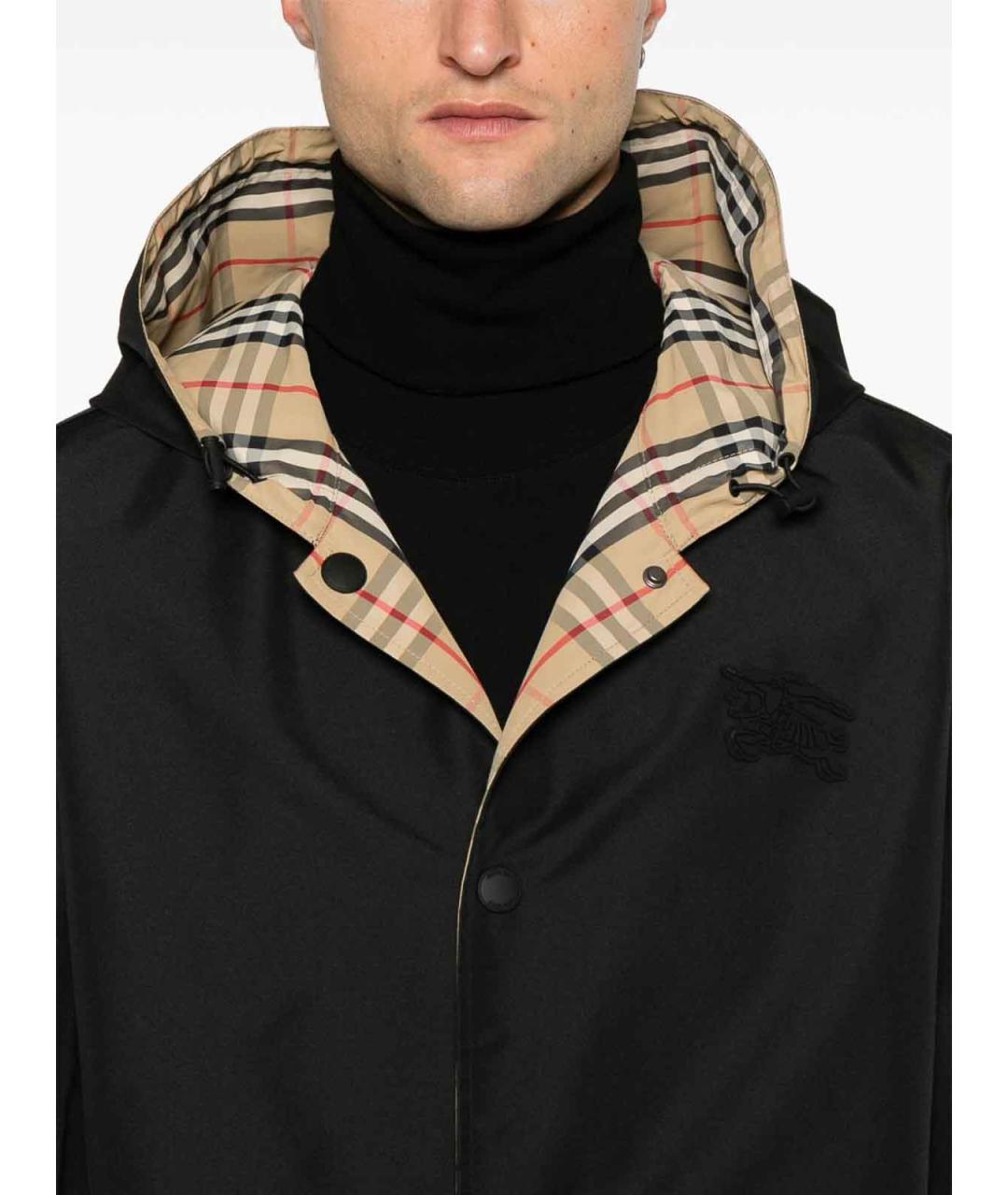 BURBERRY Бежевая полиамидовая куртка, фото 3