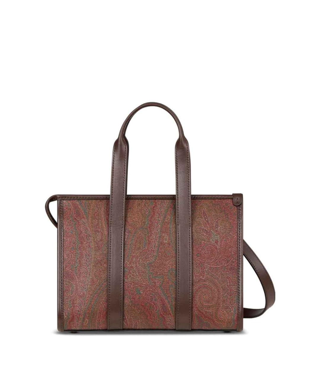 ETRO Коричневая тканевая сумка тоут, фото 4