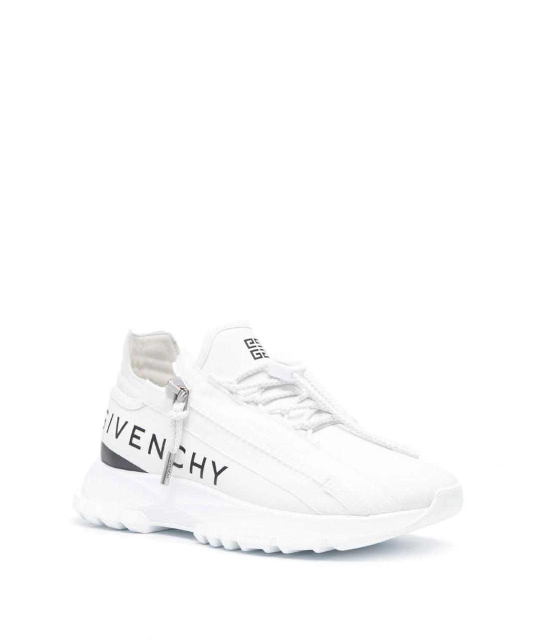 GIVENCHY Белые кожаные кроссовки, фото 4