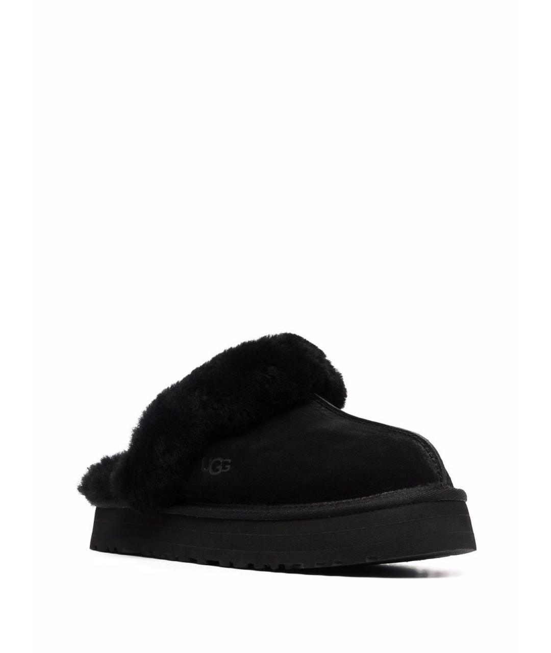 UGG Черные резиновые мюли, фото 2