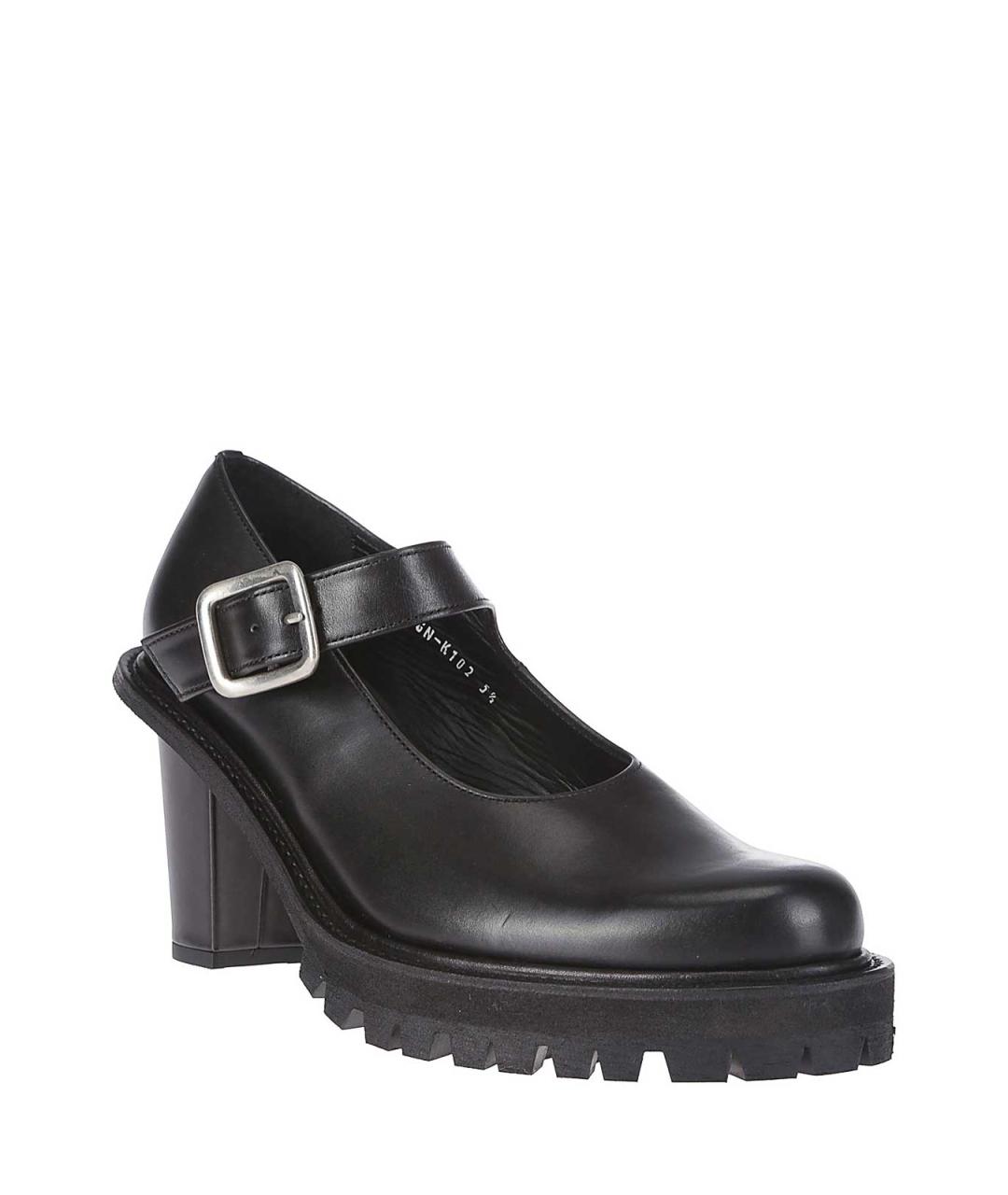 COMME DES GARÇONS Черные кожаные туфли, фото 2