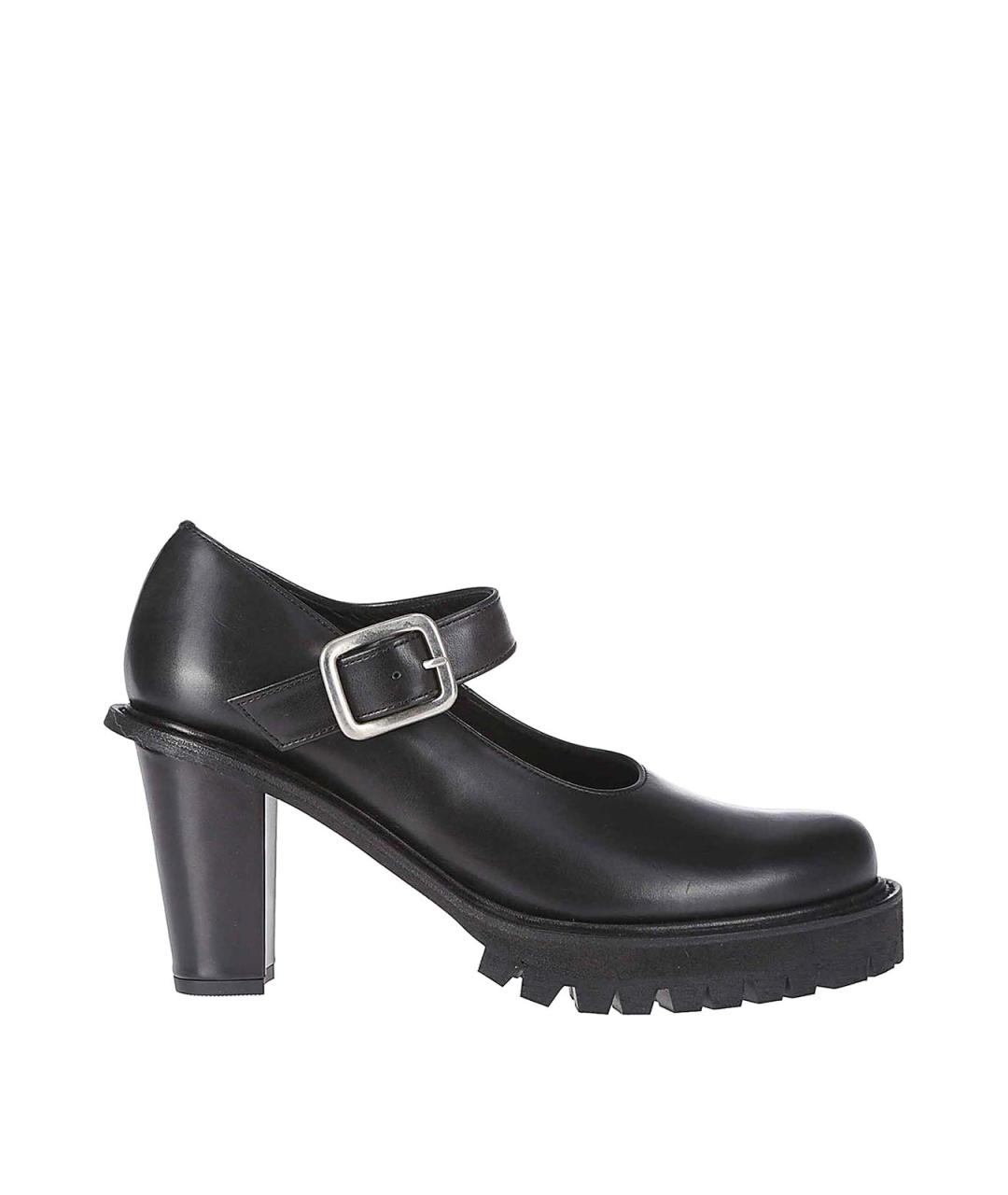 COMME DES GARÇONS Черные кожаные туфли, фото 1