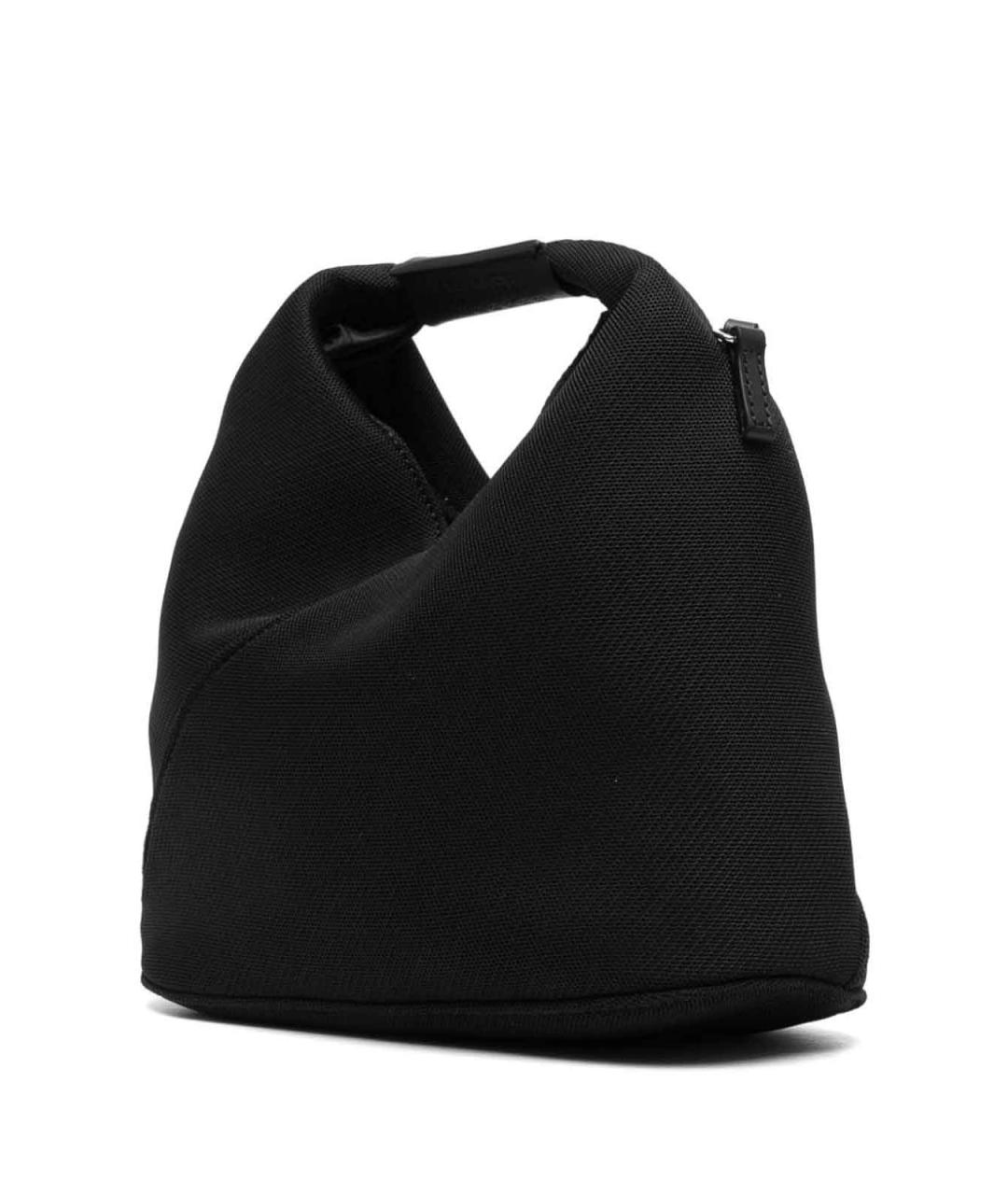 MM6 MAISON MARGIELA Черная кожаная сумка через плечо, фото 3