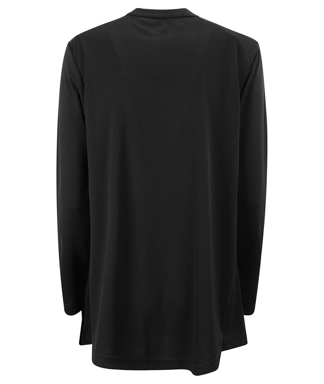 COMME DES GARÇONS Черная полиэстеровая футболка, фото 2