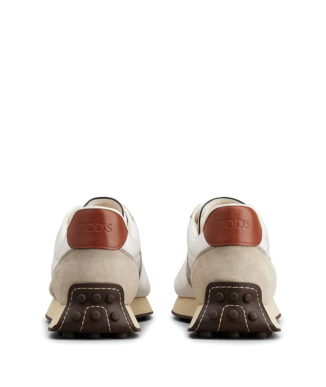 TOD'S Бежевые замшевые туфли, фото 2