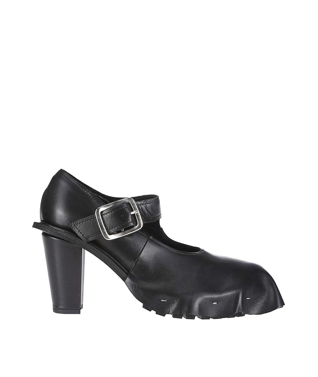 COMME DES GARÇONS Черные кожаные туфли, фото 1