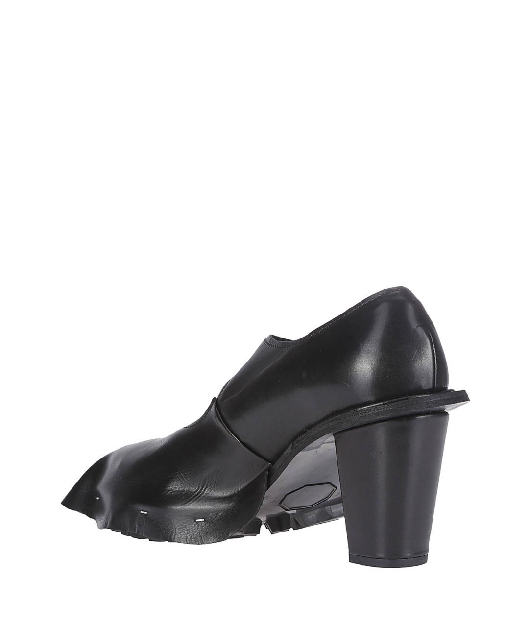 COMME DES GARÇONS Черные кожаные туфли, фото 3