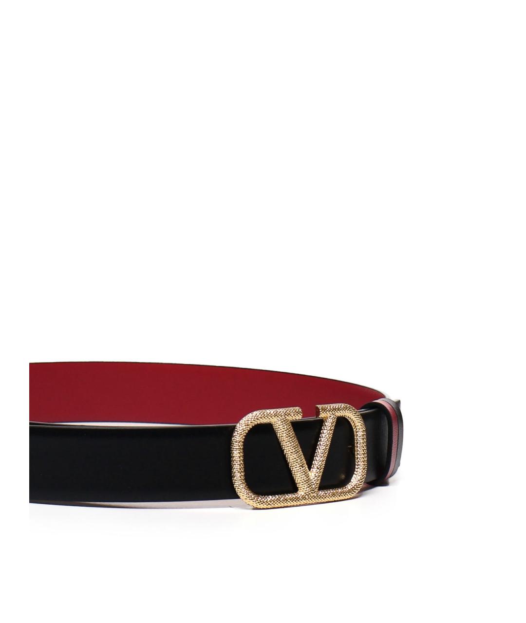 VALENTINO Черный ремень, фото 3