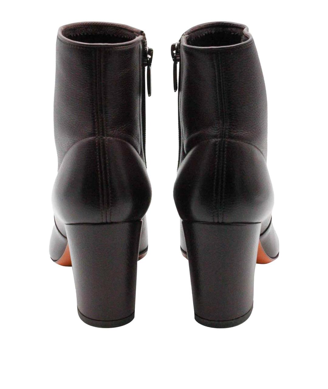 SANTONI Фиолетовые кожаные ботильоны, фото 3