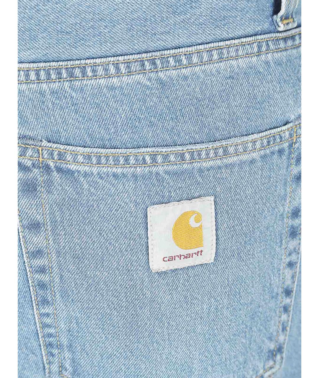 CARHARTT Синие хлопковые джинсы, фото 3