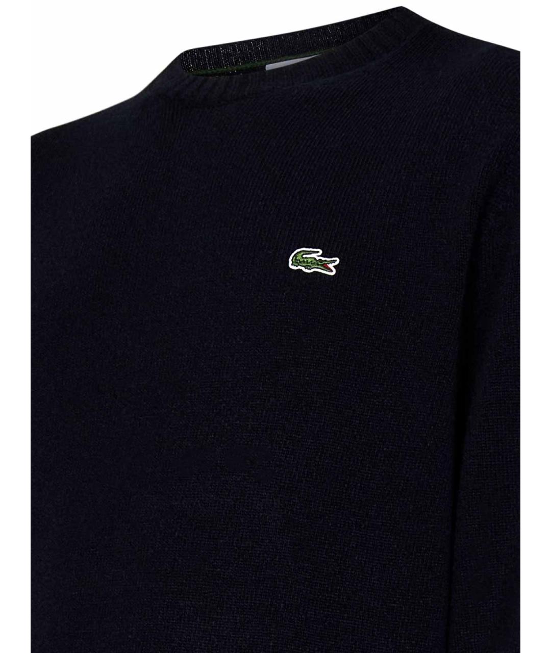 LACOSTE Синий шерстяной джемпер / свитер, фото 3