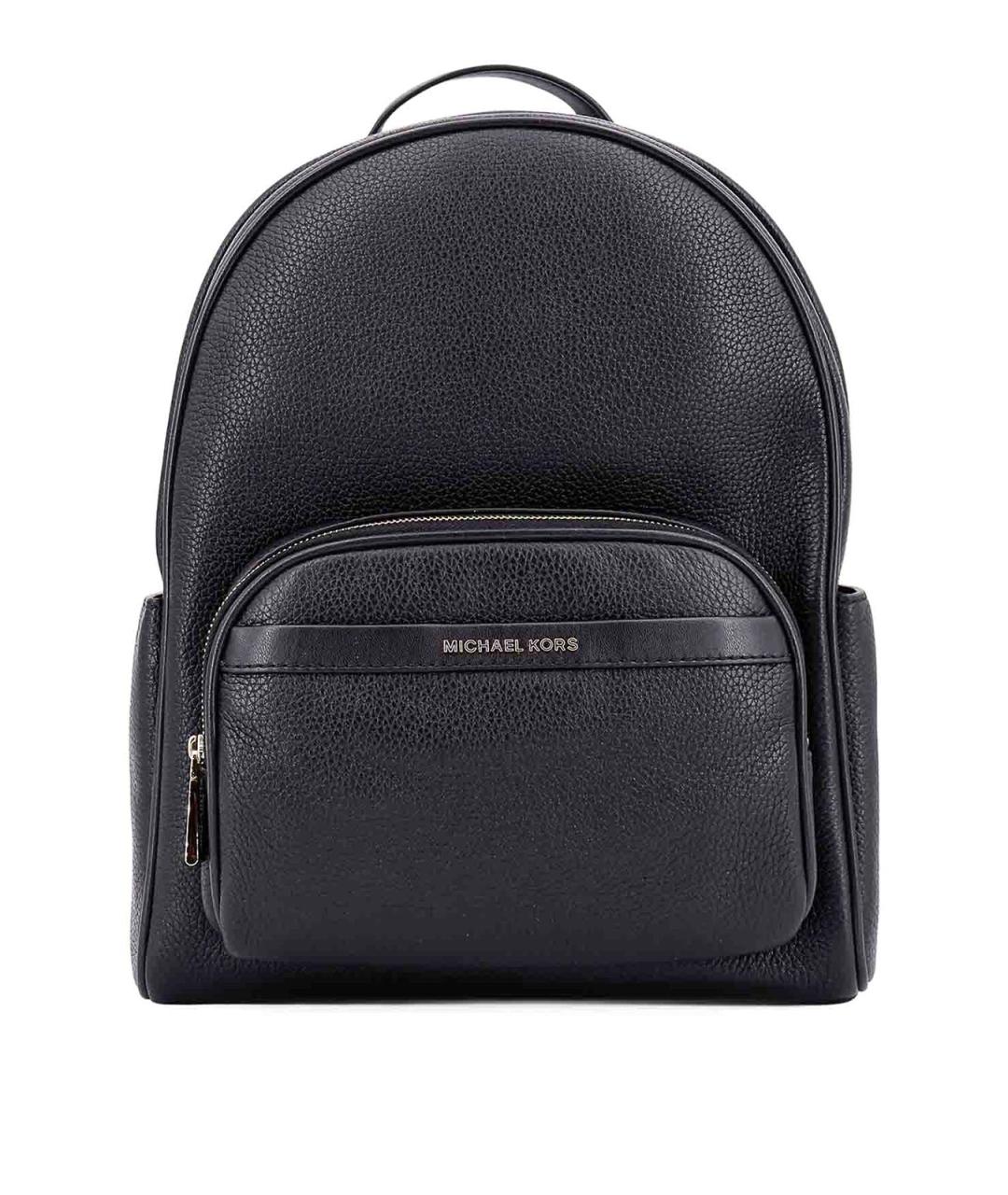 MICHAEL KORS Черный кожаный рюкзак, фото 1