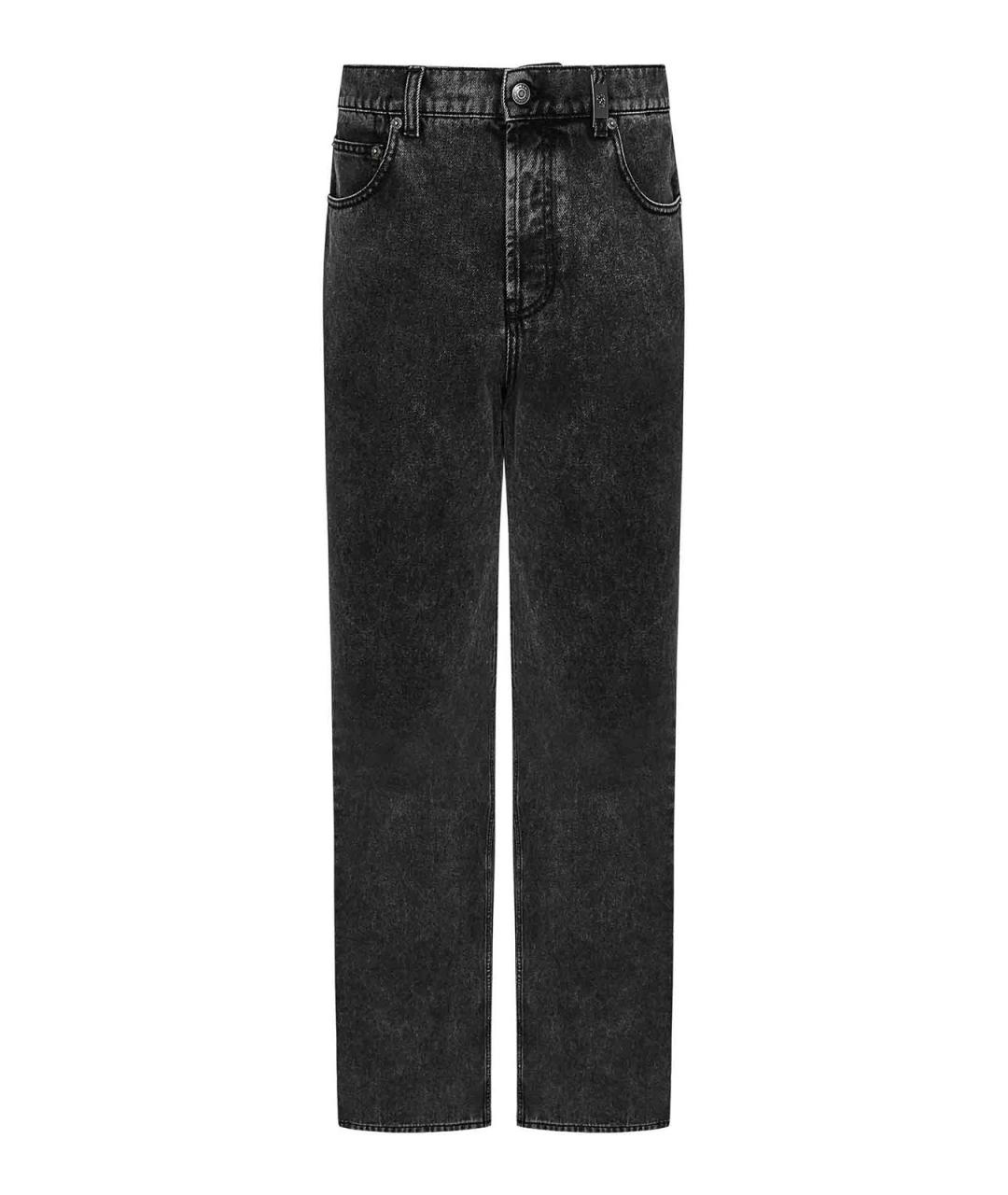 ALEXANDER MCQUEEN Черные хлопковые джинсы, фото 1