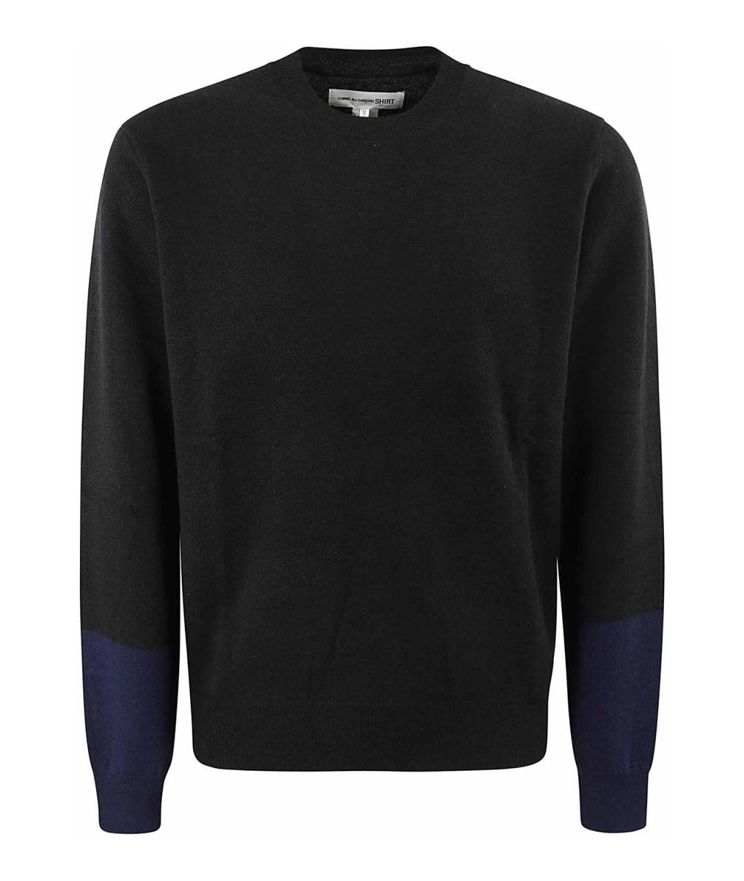 COMME DES GARÇONS SHIRT Черный шерстяной джемпер / свитер, фото 1