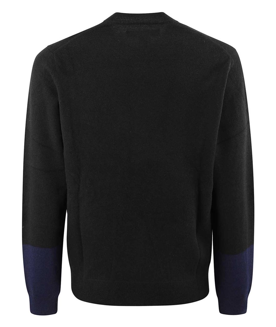 COMME DES GARÇONS SHIRT Черный шерстяной джемпер / свитер, фото 2
