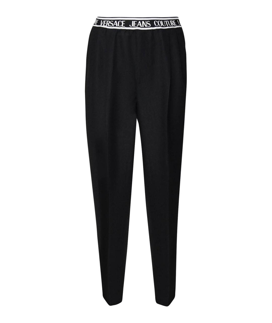 VERSACE JEANS COUTURE Черные полиэстеровые шорты, фото 1