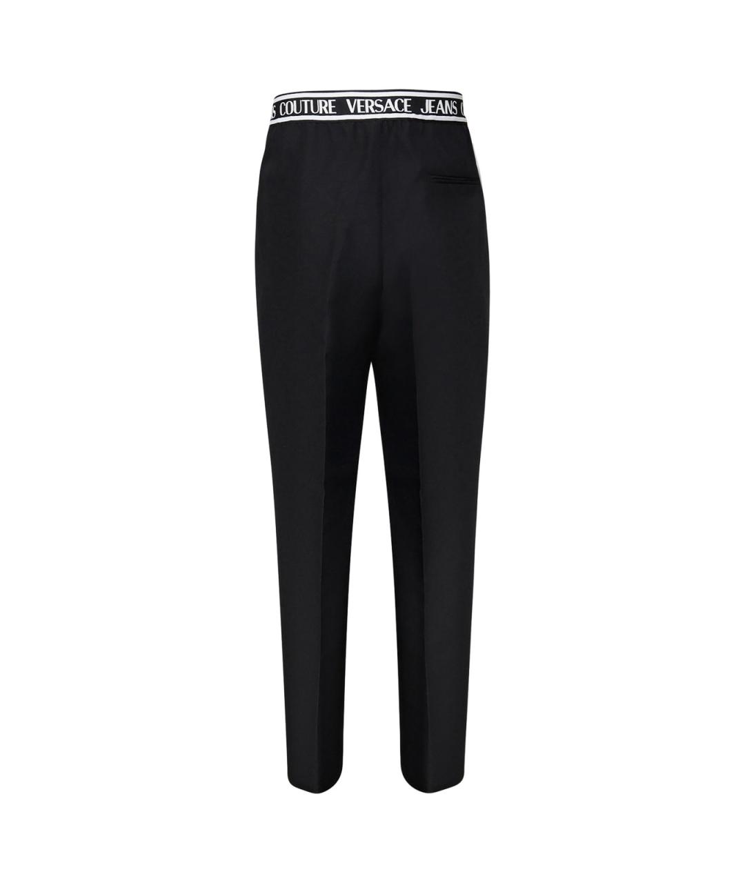 VERSACE JEANS COUTURE Черные полиэстеровые шорты, фото 2
