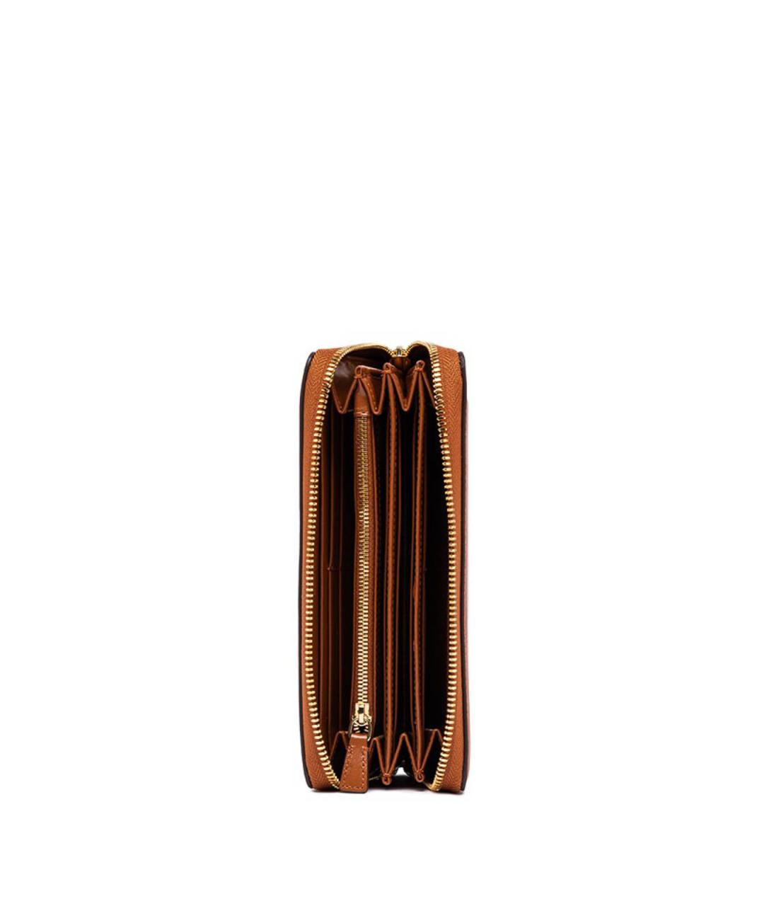 Gianni Chiarini Бежевый кожаный кошелек, фото 4