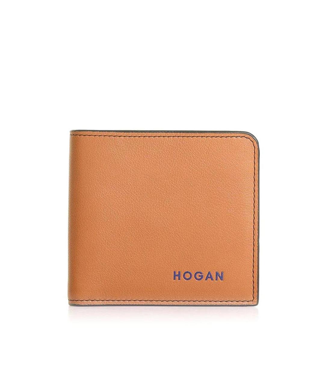 HOGAN Оранжевый кожаный кошелек, фото 1