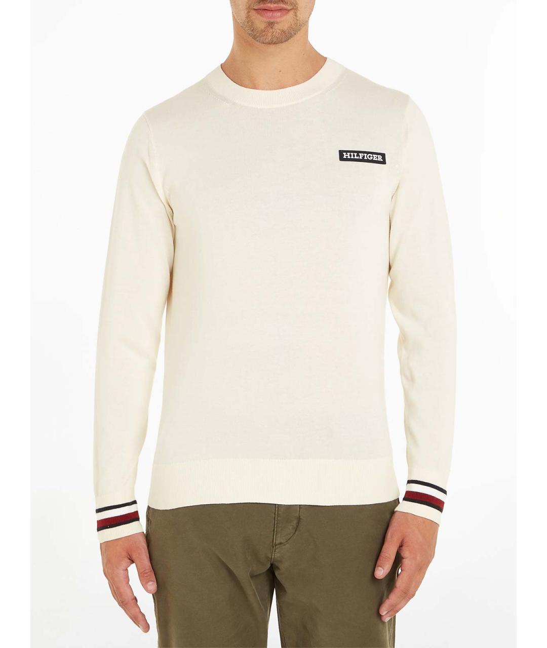 TOMMY HILFIGER Бежевый джемпер / свитер, фото 3