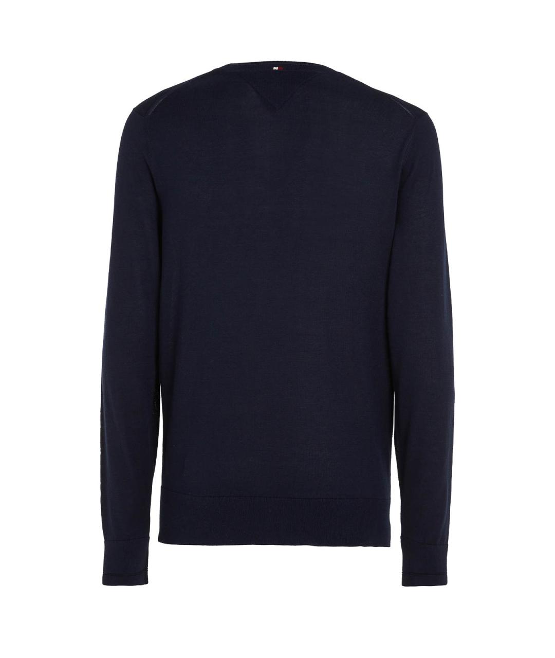 TOMMY HILFIGER Синий хлопковый джемпер / свитер, фото 2