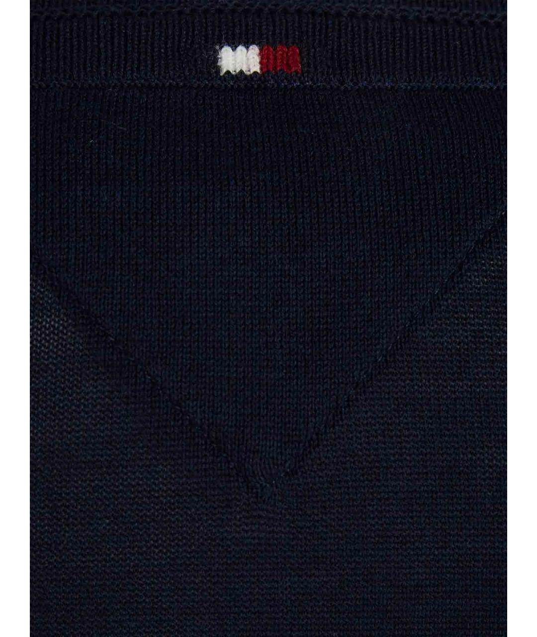 TOMMY HILFIGER Синий хлопковый джемпер / свитер, фото 4