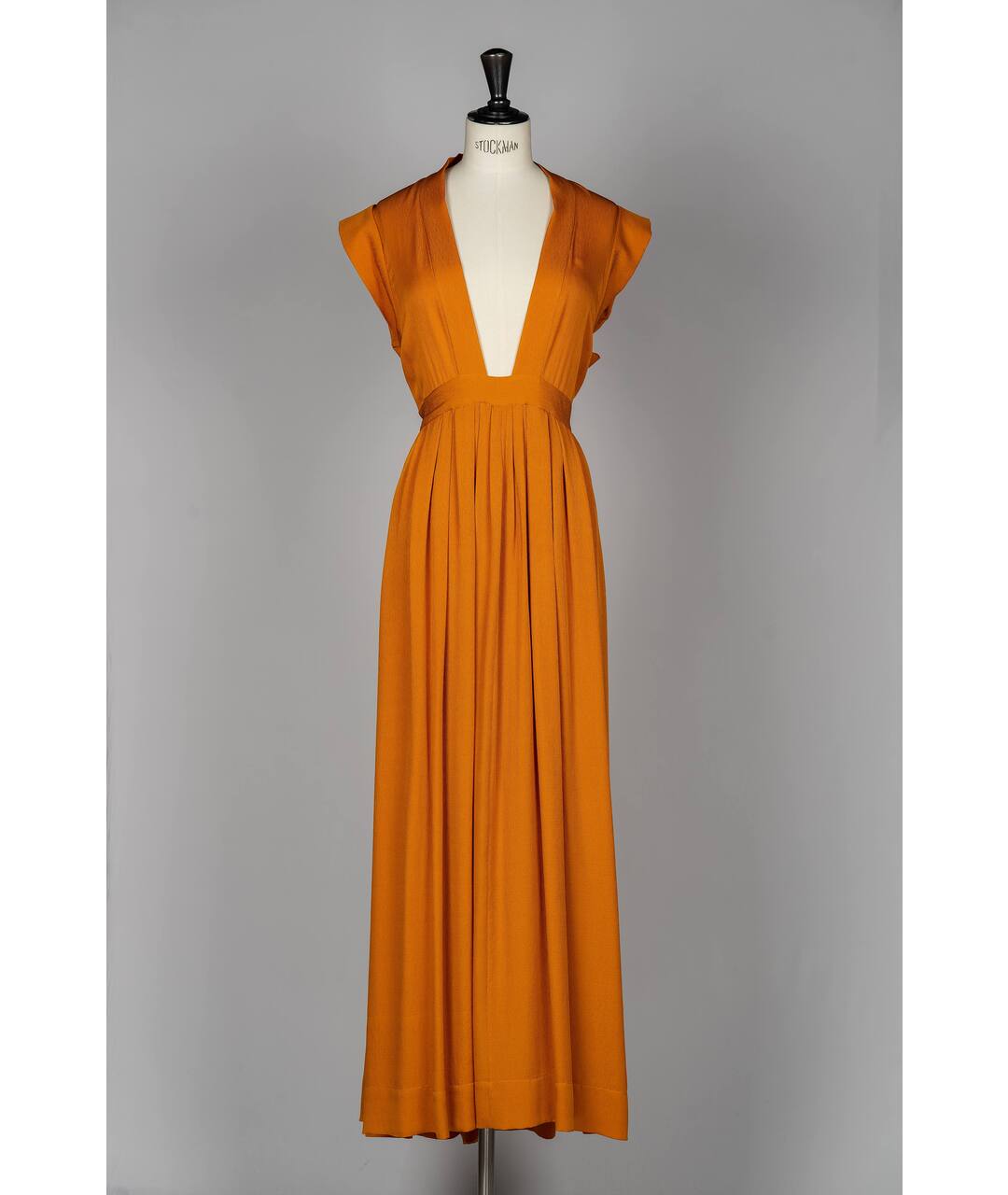 ISABEL MARANT Оранжевое шелковое платье, фото 3