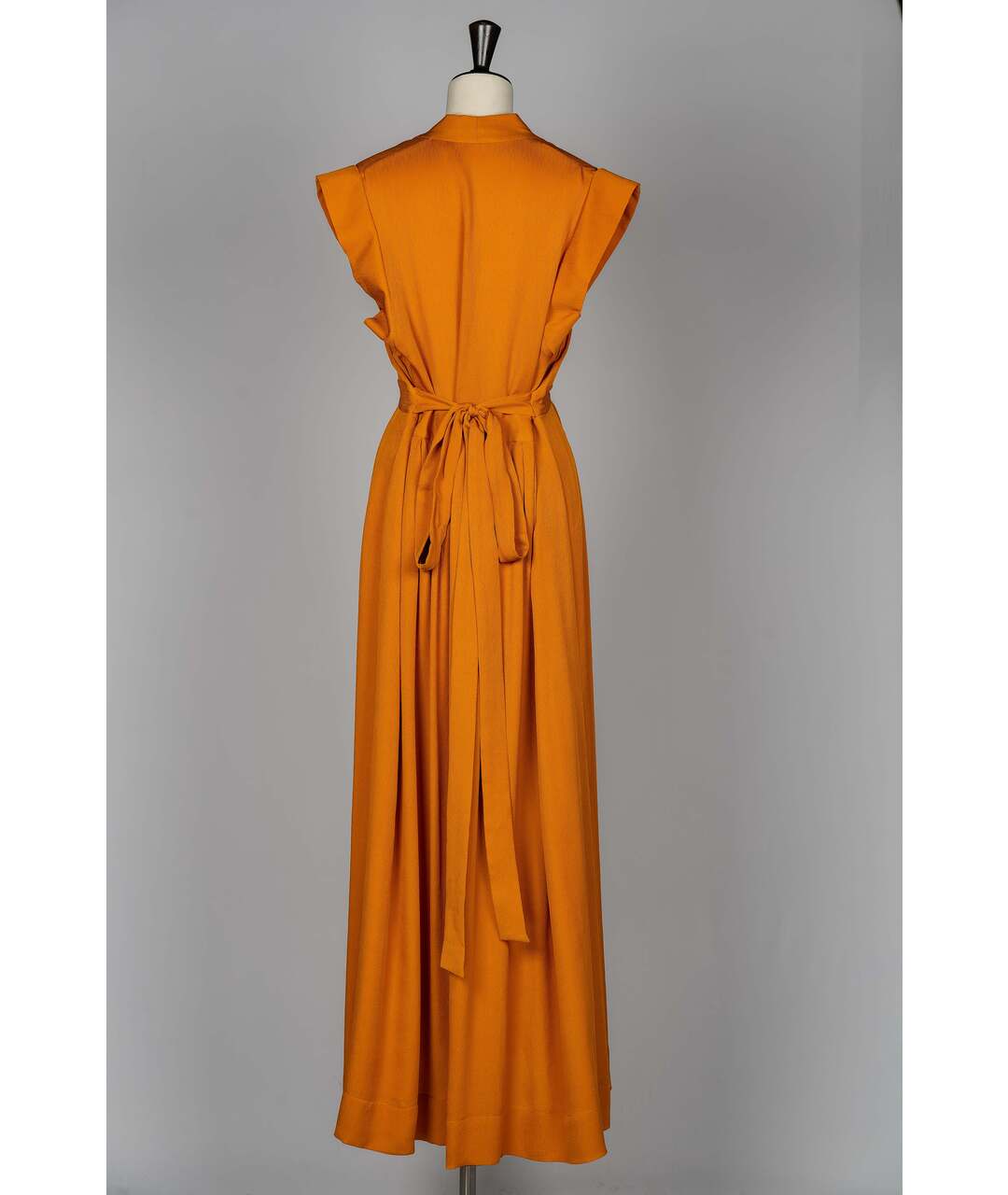 ISABEL MARANT Оранжевое шелковое платье, фото 2