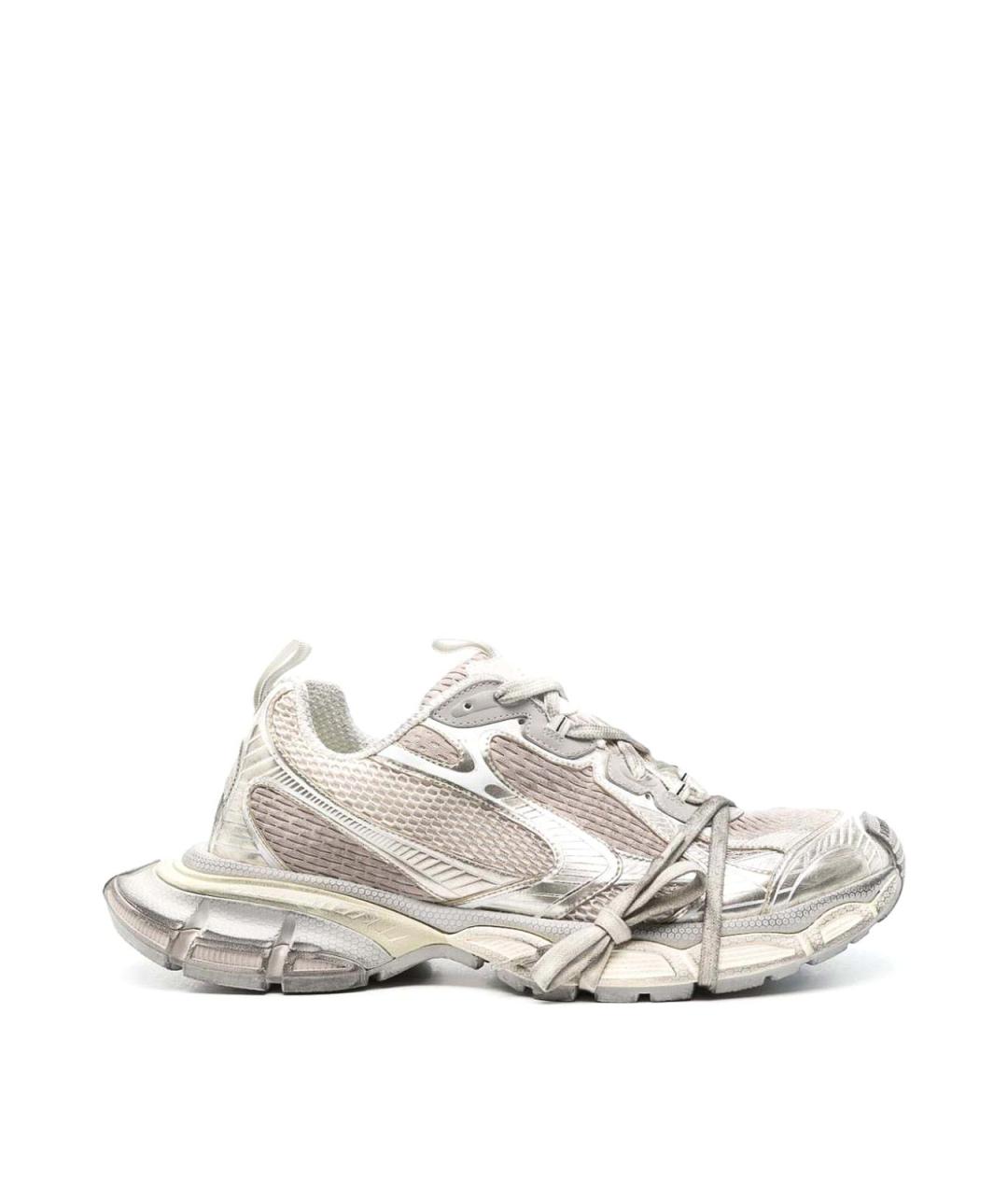 BALENCIAGA Серые низкие кроссовки / кеды, фото 1