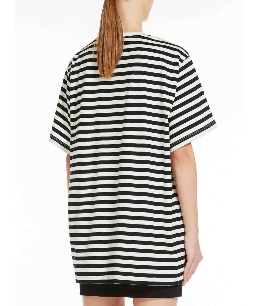 MAX MARA Желтая хлопковая футболка, фото 4