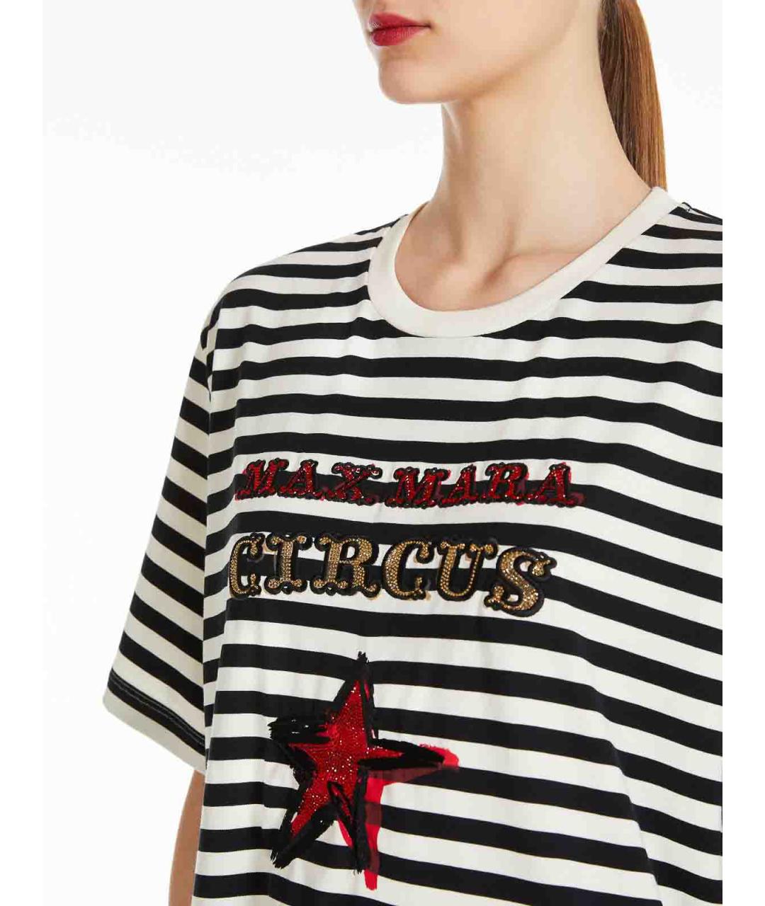 MAX MARA Желтая хлопковая футболка, фото 5
