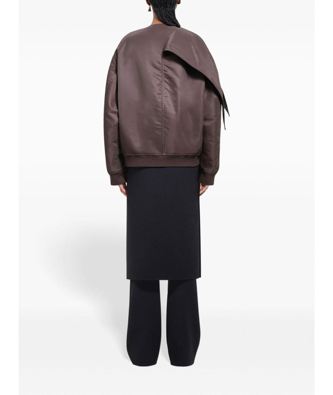 COURREGES Коричневая полиамидовая куртка, фото 4