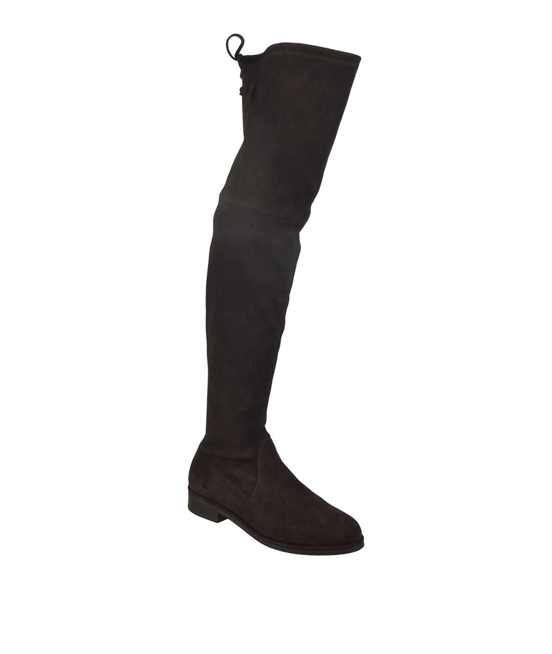 STUART WEITZMAN Коричневые кожаные сапоги, фото 2