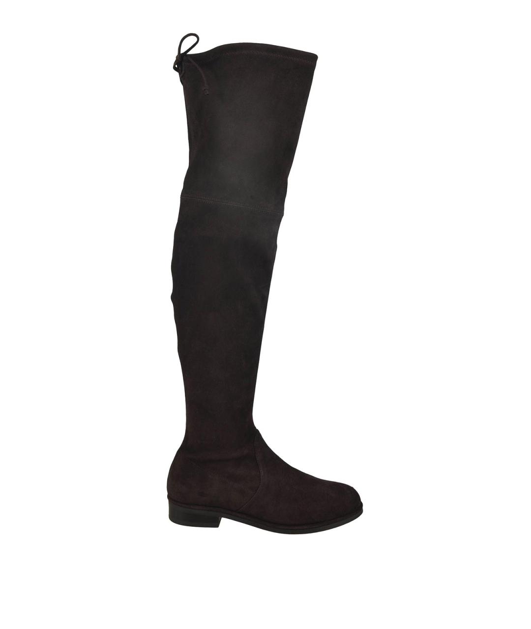 STUART WEITZMAN Коричневые кожаные сапоги, фото 1