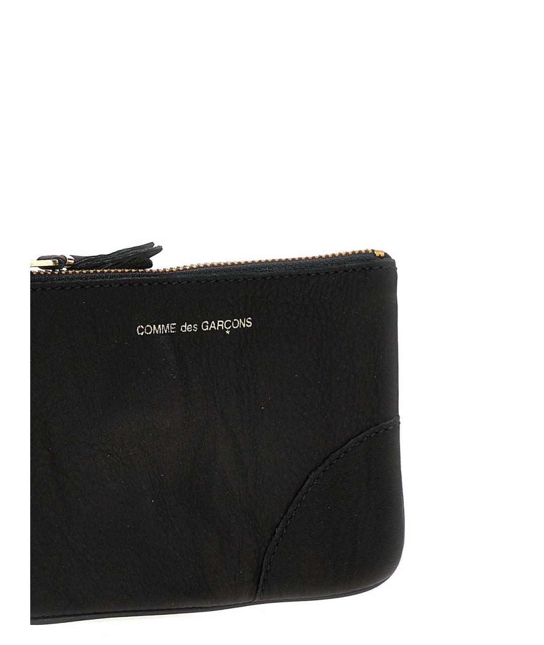 COMME DES GARÇONS WALLET Черный кожаный кошелек, фото 3