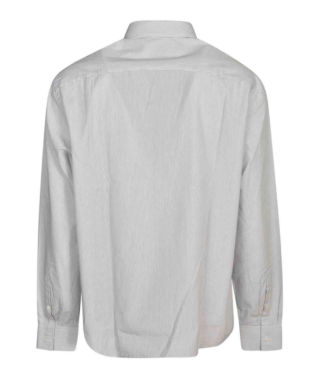 LANVIN Белая хлопковая классическая рубашка, фото 2