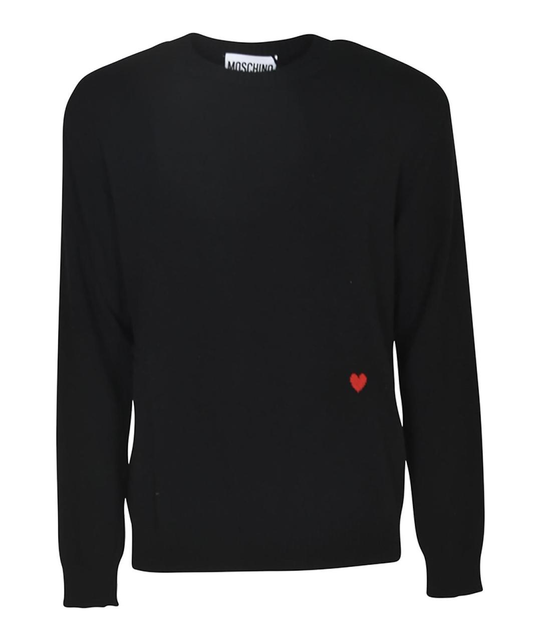 MOSCHINO Черный джемпер / свитер, фото 1