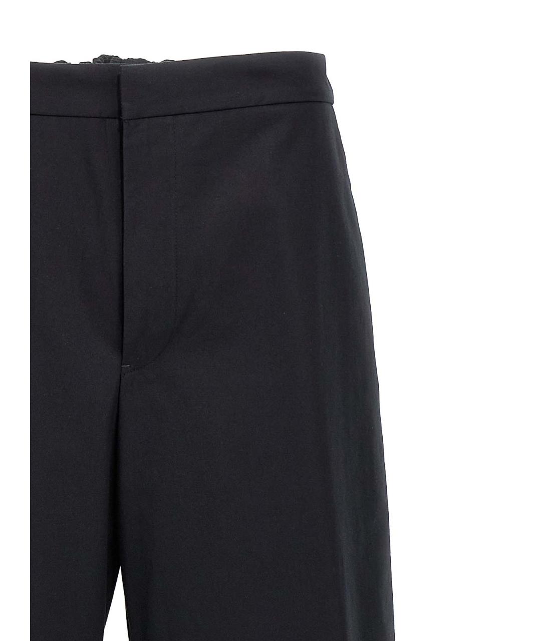 JIL SANDER Синие хлопковые повседневные брюки, фото 3