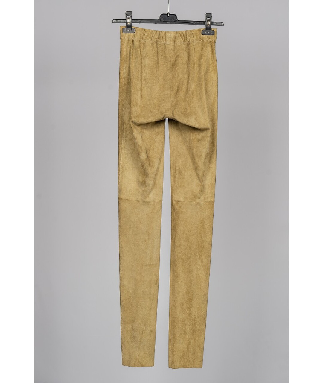 JOSEPH Бежевые кожаные прямые брюки, фото 2