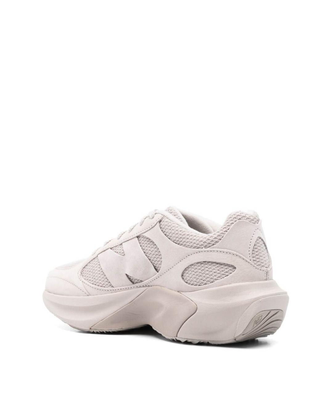 NEW BALANCE Серые кожаные низкие кроссовки / кеды, фото 4