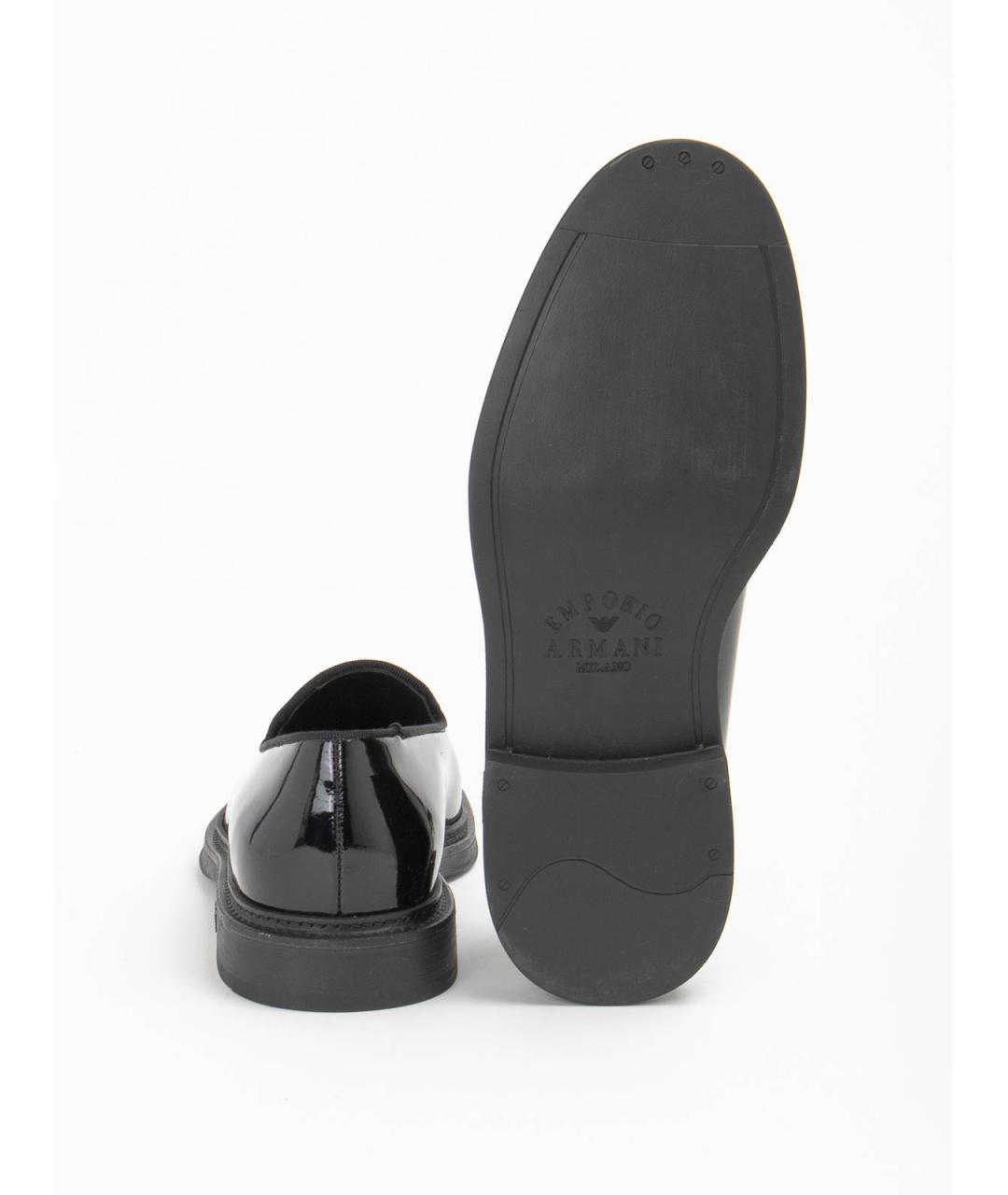 EMPORIO ARMANI Черные лоферы, фото 4