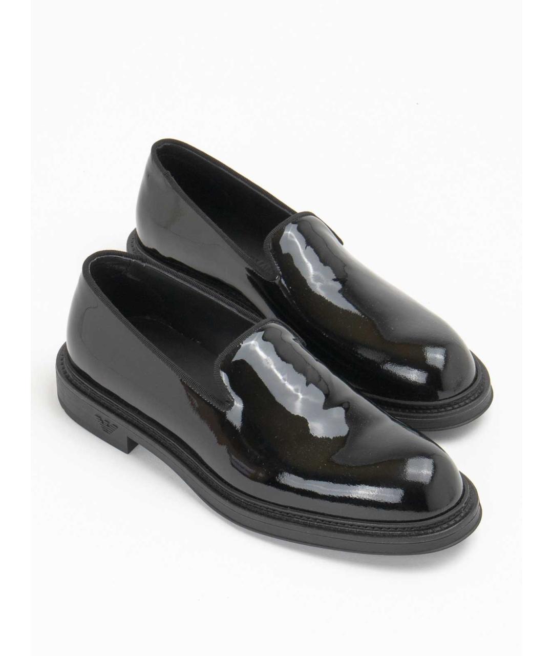 EMPORIO ARMANI Черные лоферы, фото 2