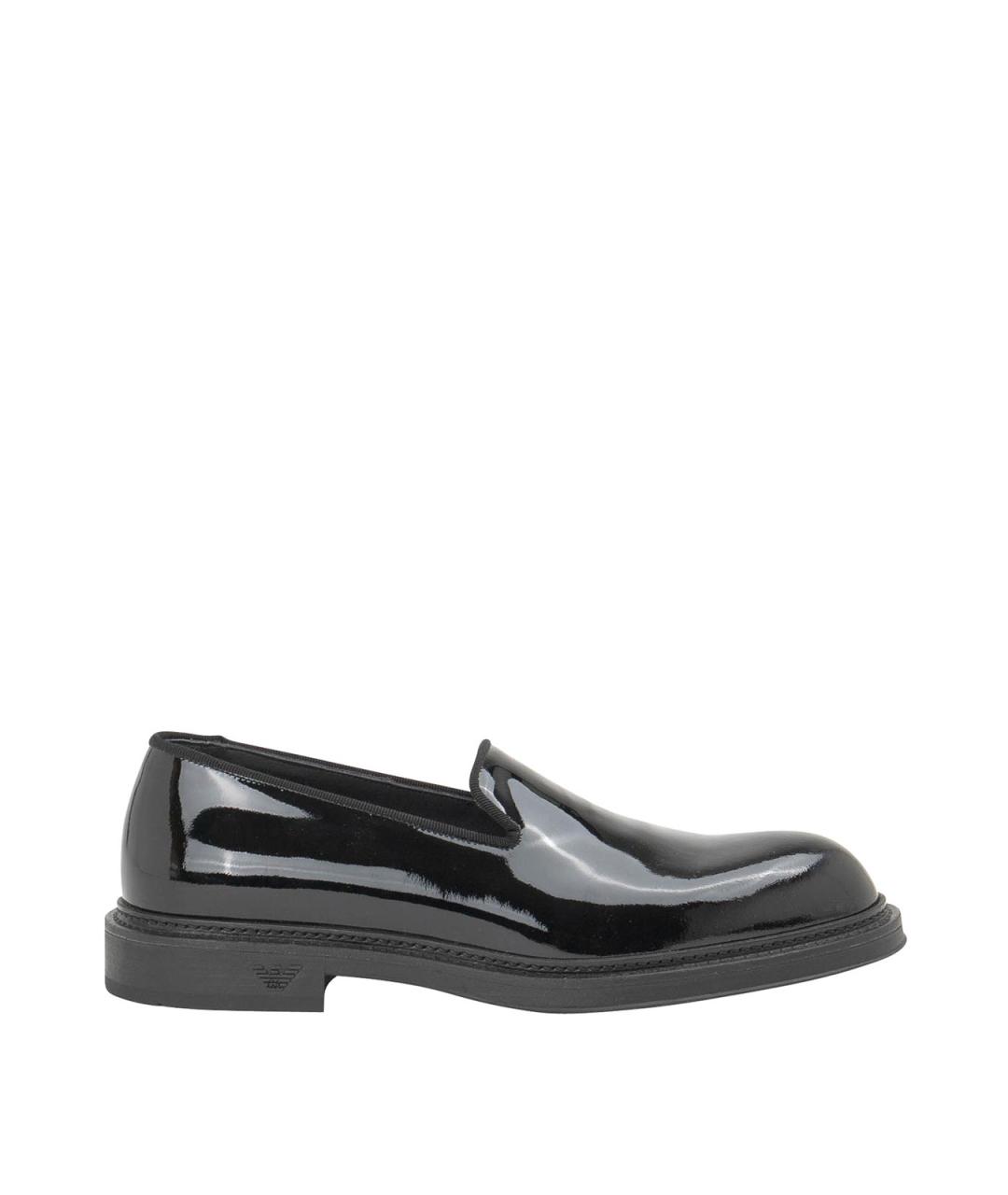 EMPORIO ARMANI Черные лоферы, фото 1