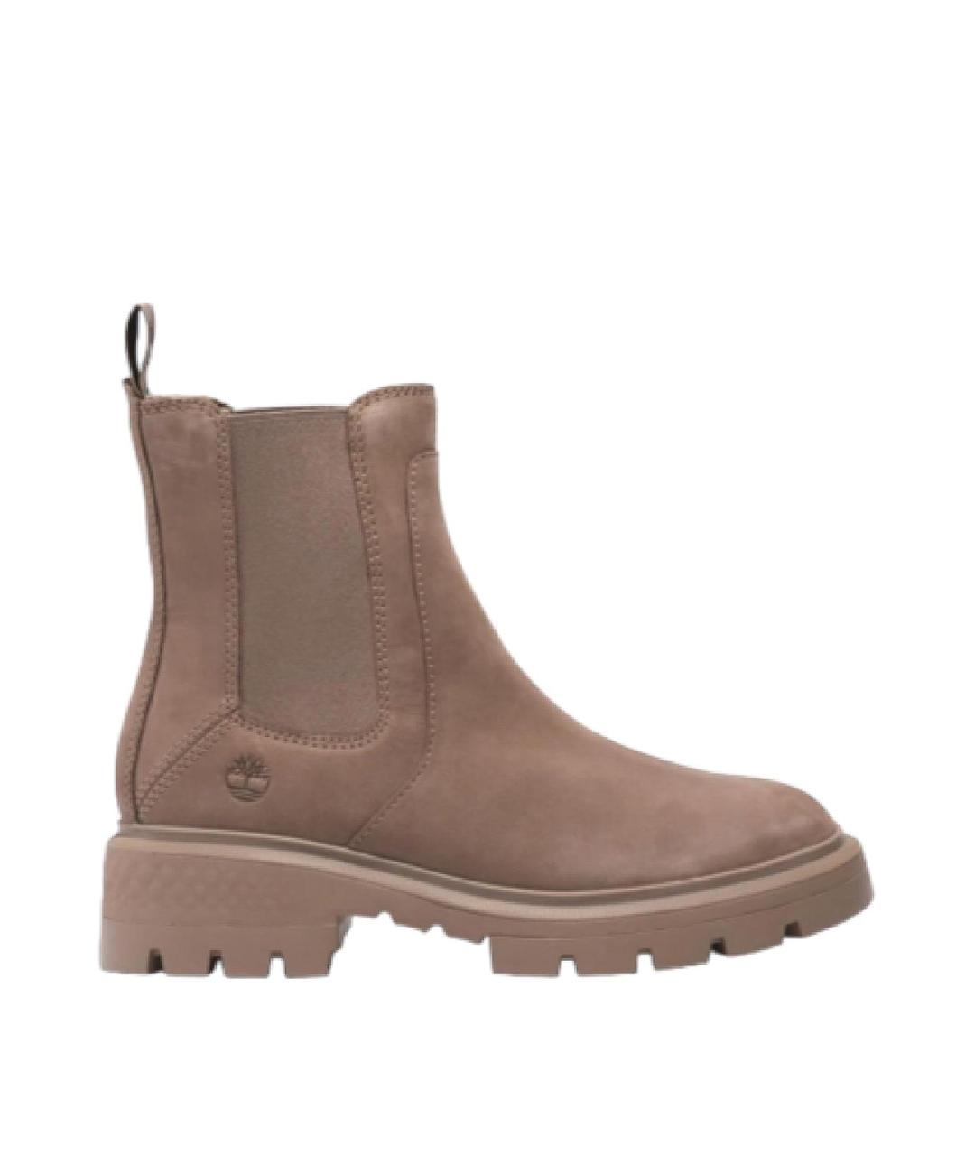 TIMBERLAND Серые кожаные ботильоны, фото 1