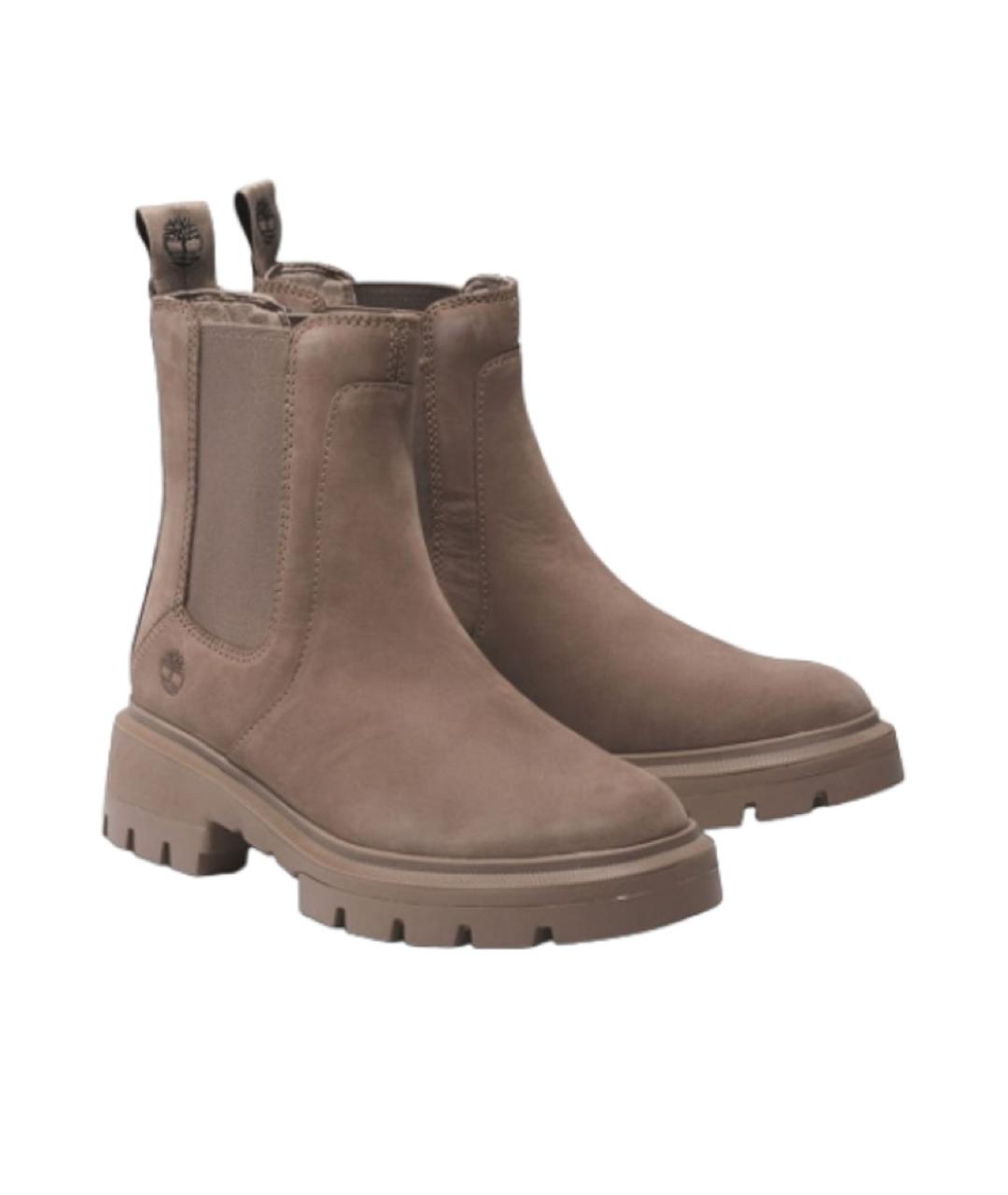 TIMBERLAND Серые кожаные ботильоны, фото 2