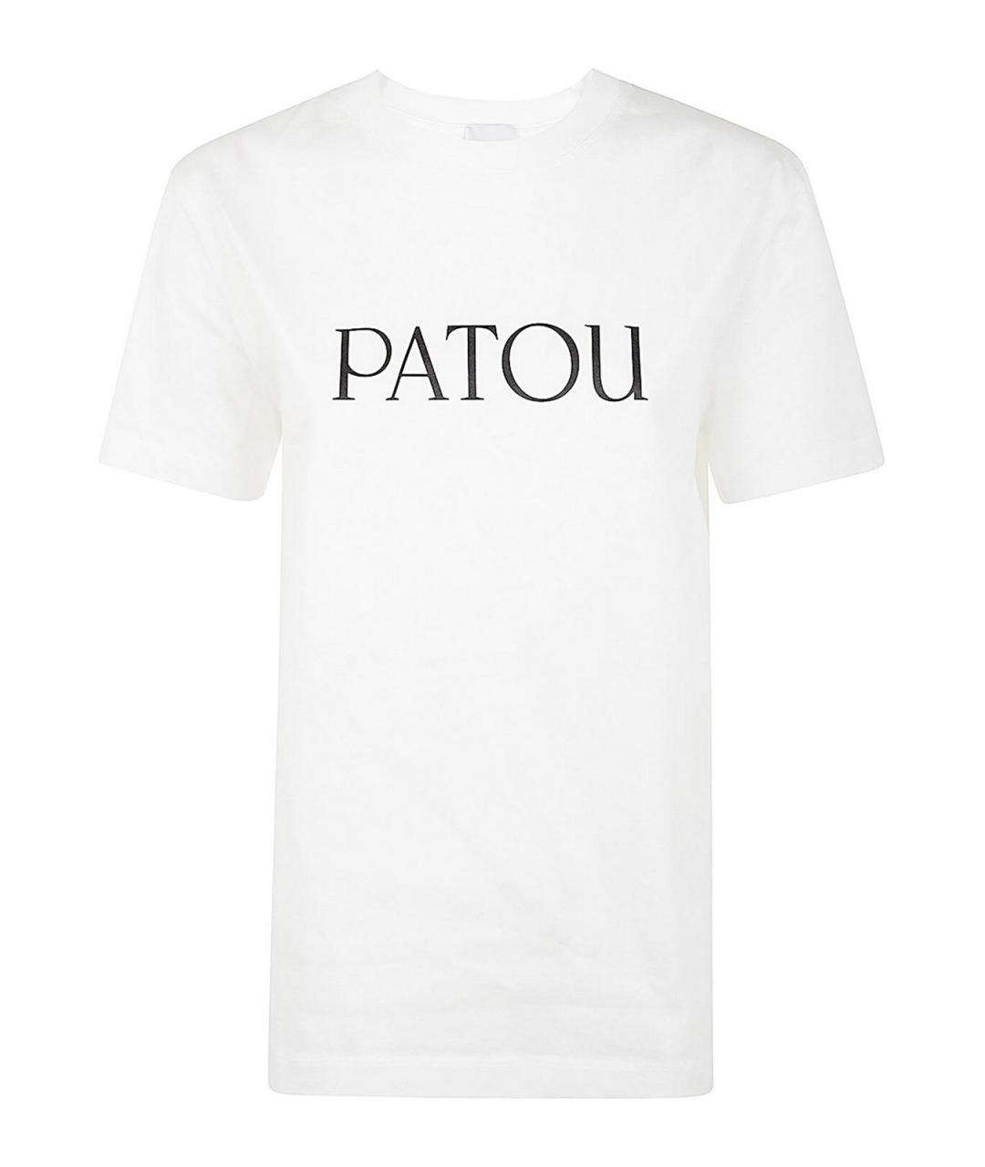 PATOU Белая хлопковая футболка, фото 1