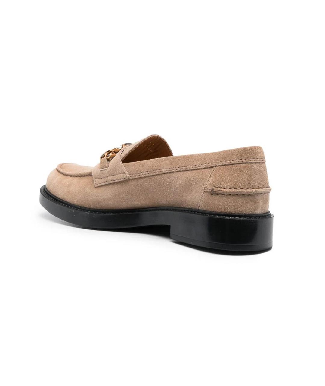 TOD'S Коричневые кожаные лоферы, фото 3